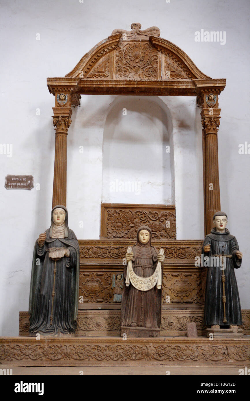 Kirche des Hl. Franziskus von Assisi; 1521 n. Chr. erbaut; UNESCO-Weltkulturerbe; Old Goa; Velha Goa; Indien Stockfoto