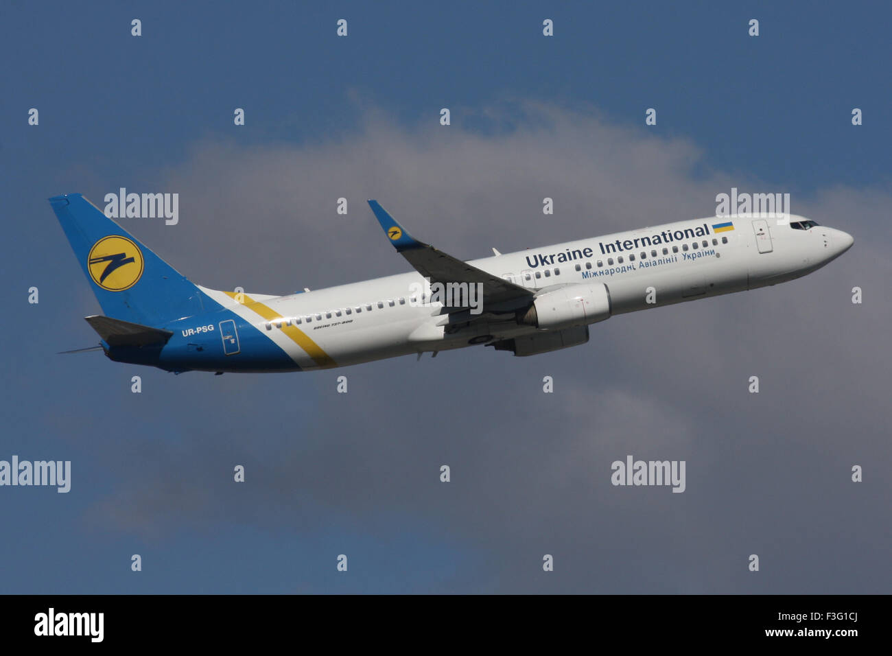 Ukraine international 737 800 Stockfoto