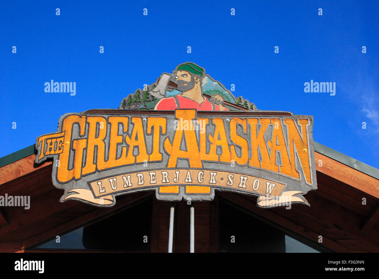 Shop-Schild; Klaassique Juweliere; Ketchikan; Alaska; Vereinigte Staaten von Amerika Vereinigte Staaten von Amerika Stockfoto