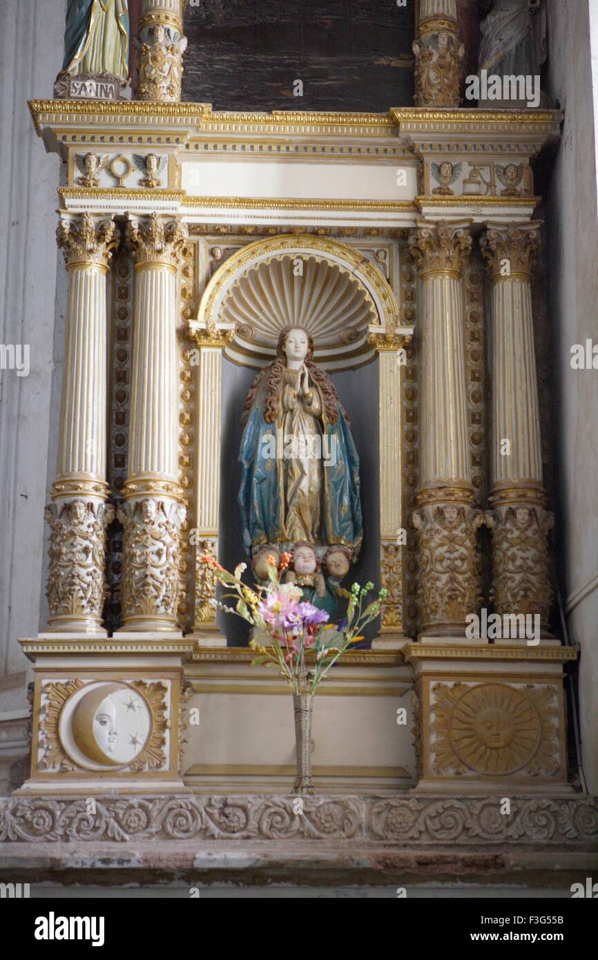 Kirche und das Kloster von Santa Monica; 1627 N.Chr. erbaut; UNESCO-Weltkulturerbe; Old Goa; Velha Goa; Indien Stockfoto