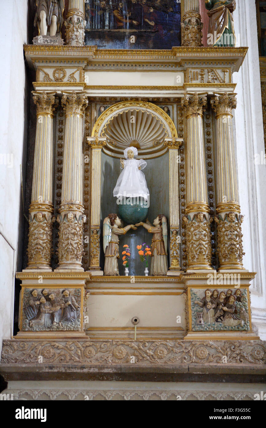 Kirche und das Kloster von Santa Monica; 1627 N.Chr. erbaut; UNESCO-Weltkulturerbe; Old Goa; Velha Goa; Indien Stockfoto