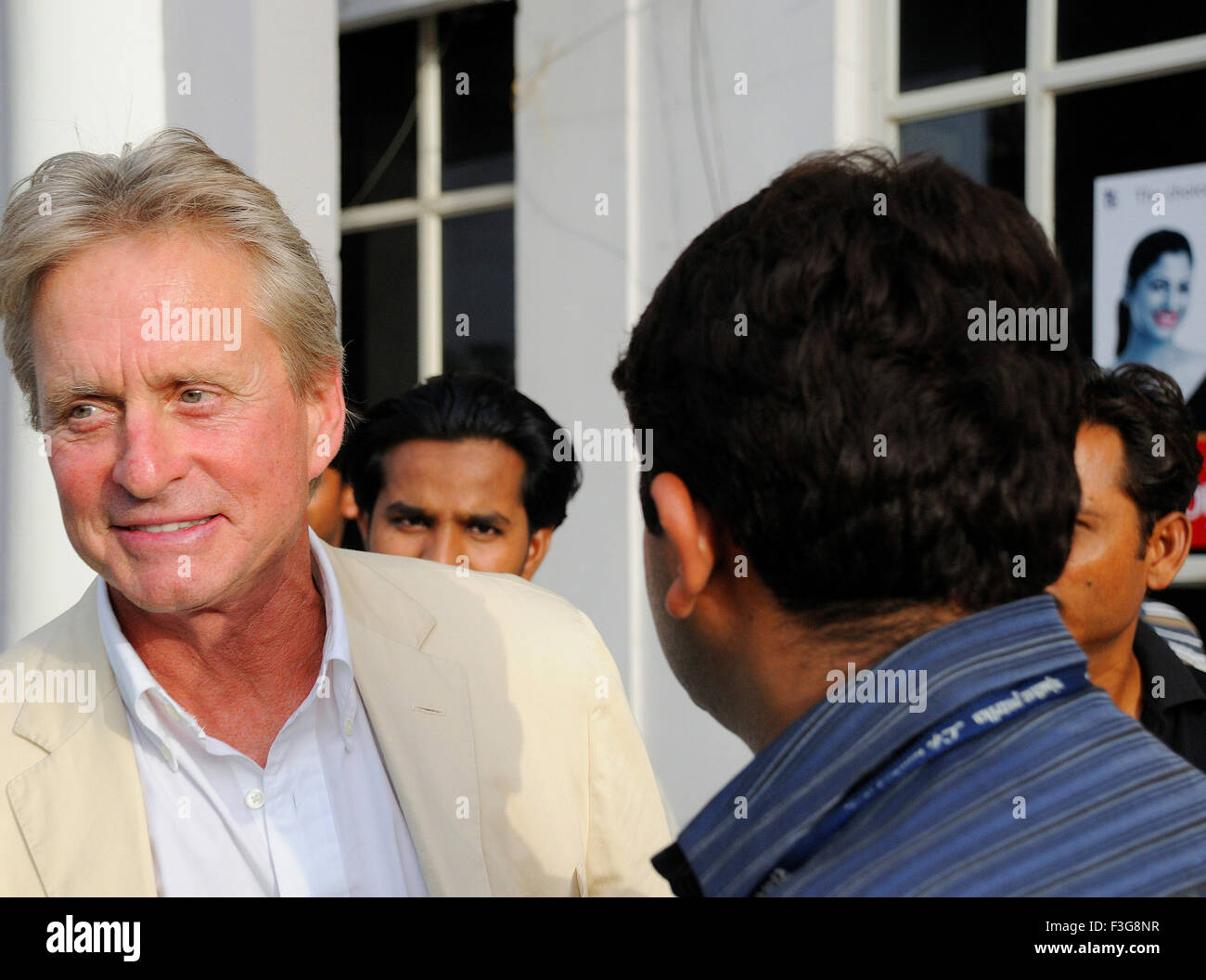 Michael Douglas, amerikanischer Schauspieler, Hollywood-Schauspieler, Michael Doughlas, Michael Kirk Douglas, Jodhpur, Rajasthan, Indien, Asien Stockfoto