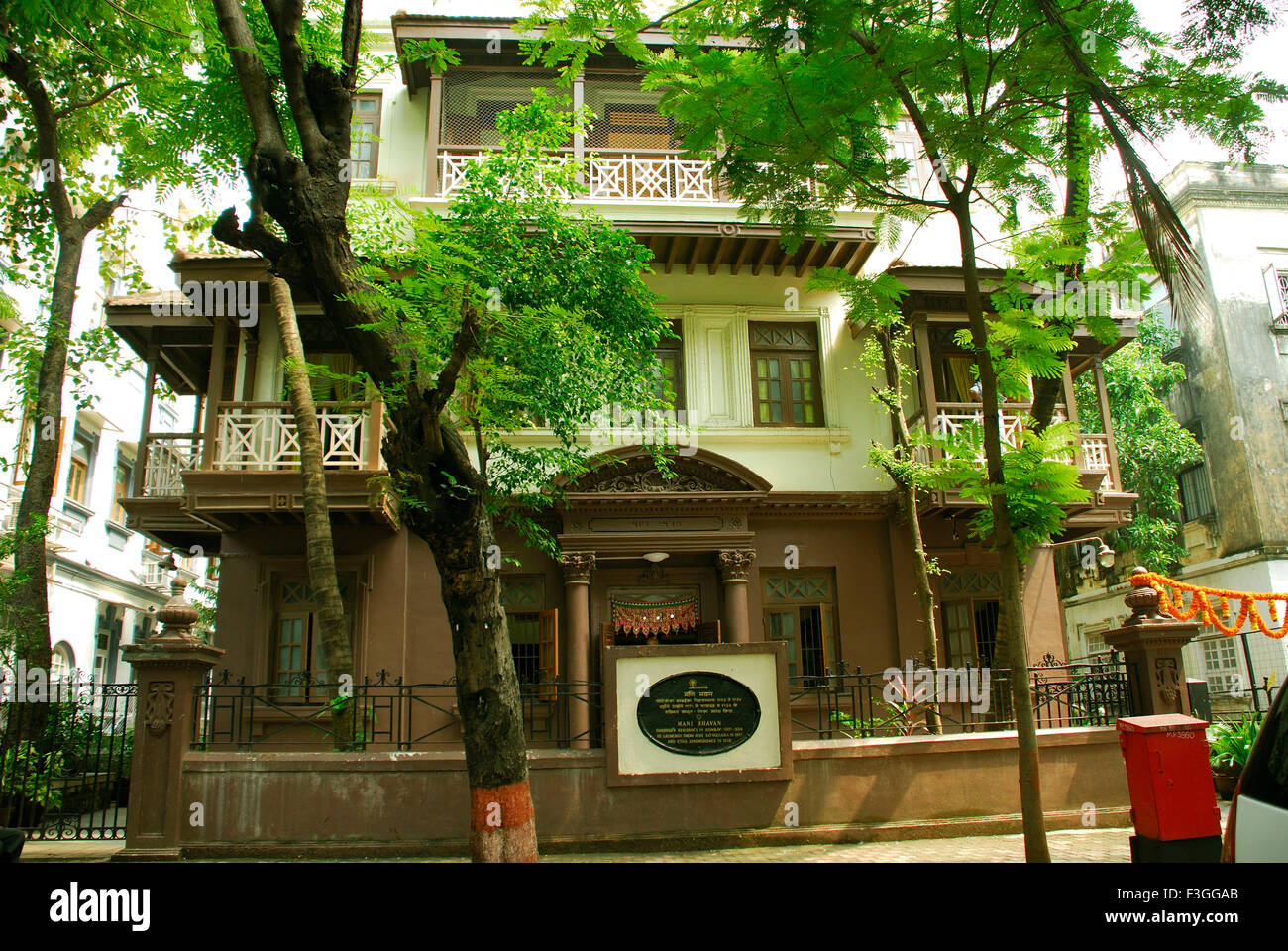 Mani Bhavan; Bombay Mumbai; Maharashtra; Indien Stockfotografie Alamy