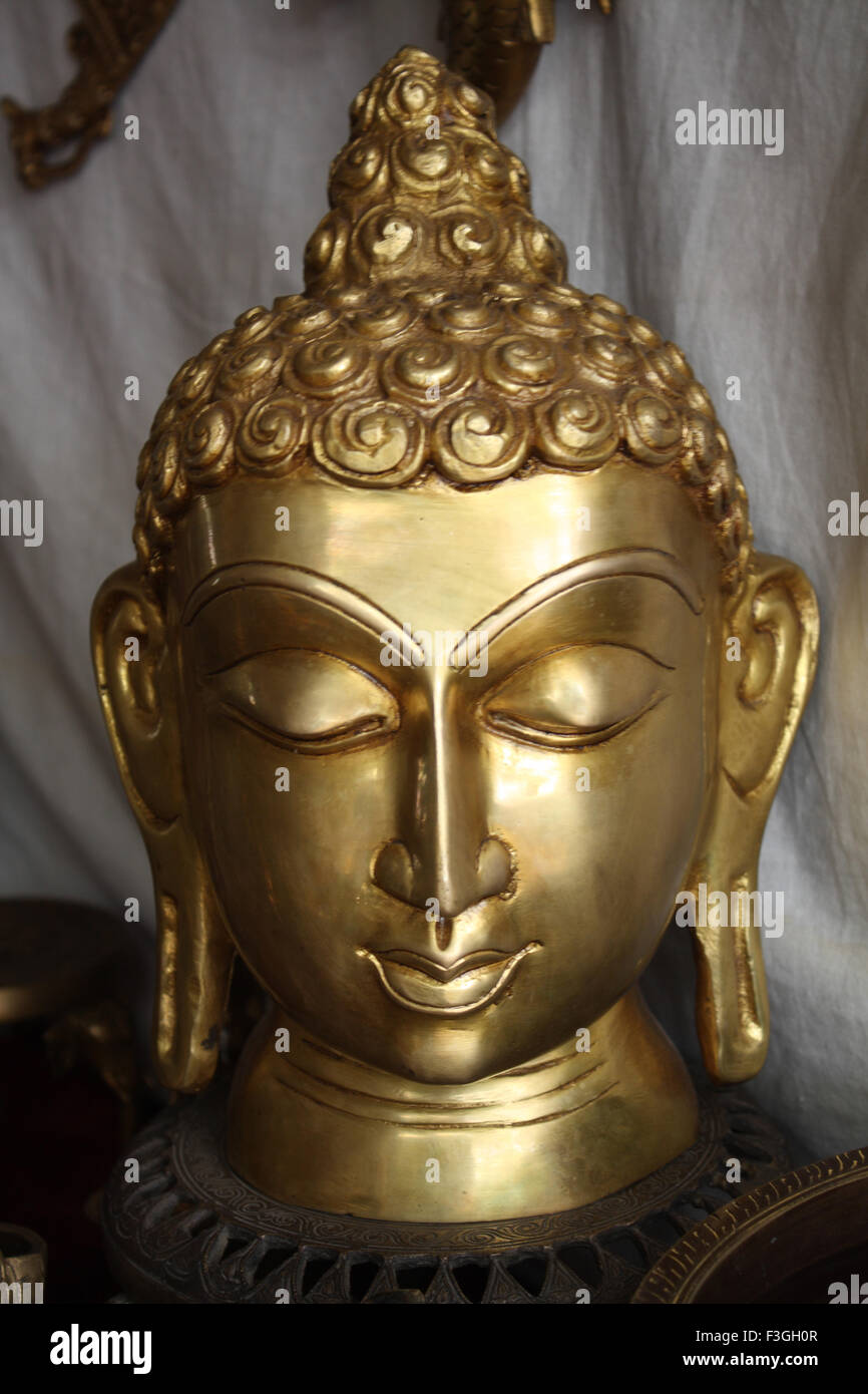 Statue von Lord Buddha; Dilli Haat Markt; Delhi; Indien Stockfoto