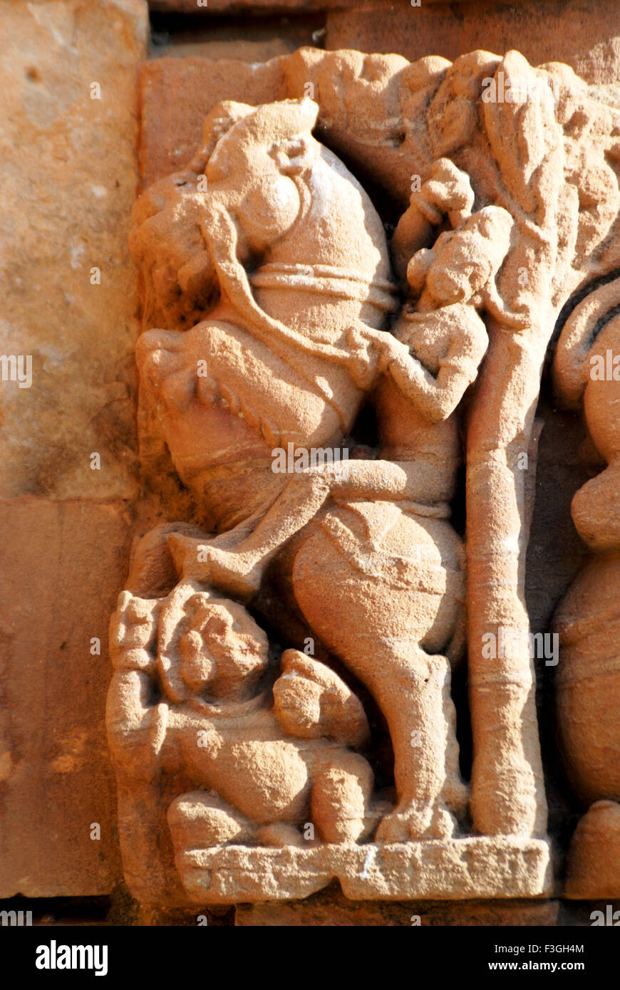 Statuen von acht Dipalakas; Raja Rani Tempel; Bhubaneswar; Orissa; Indien Stockfoto