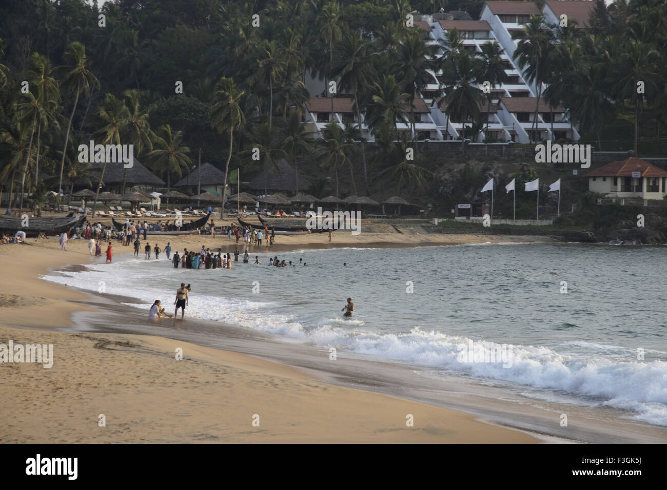 Raviz Kovalam Beach Hotel, Kovalam Beach, Thiruvananthapuram, Kerala, Indien, Asien Stockfoto