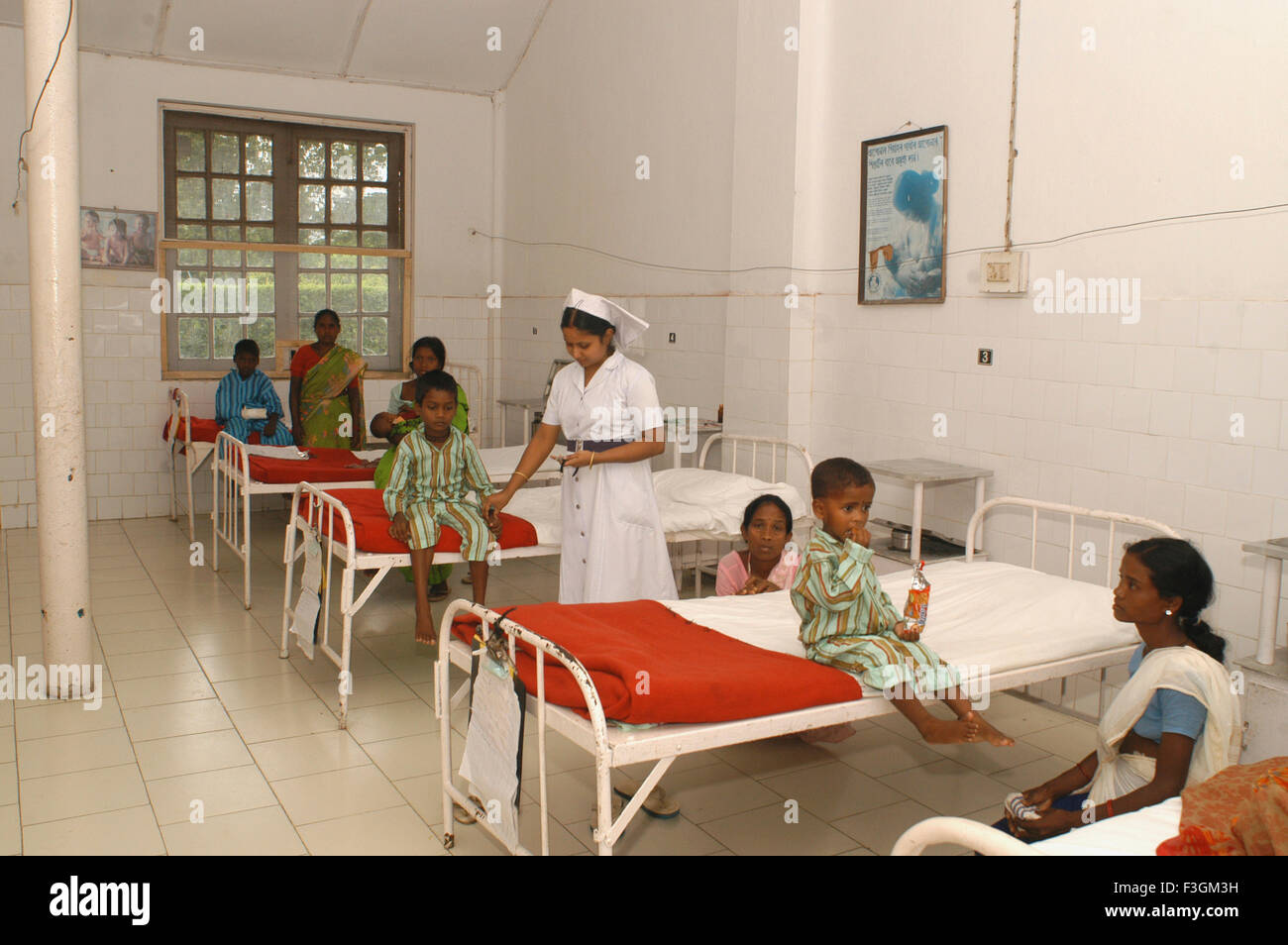 Krankenhaus für Teegarten Arbeiter in Assam; Indien Stockfoto