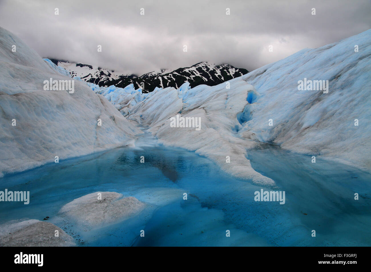 Mendenhall-Gletscher-Wasser Stockfoto