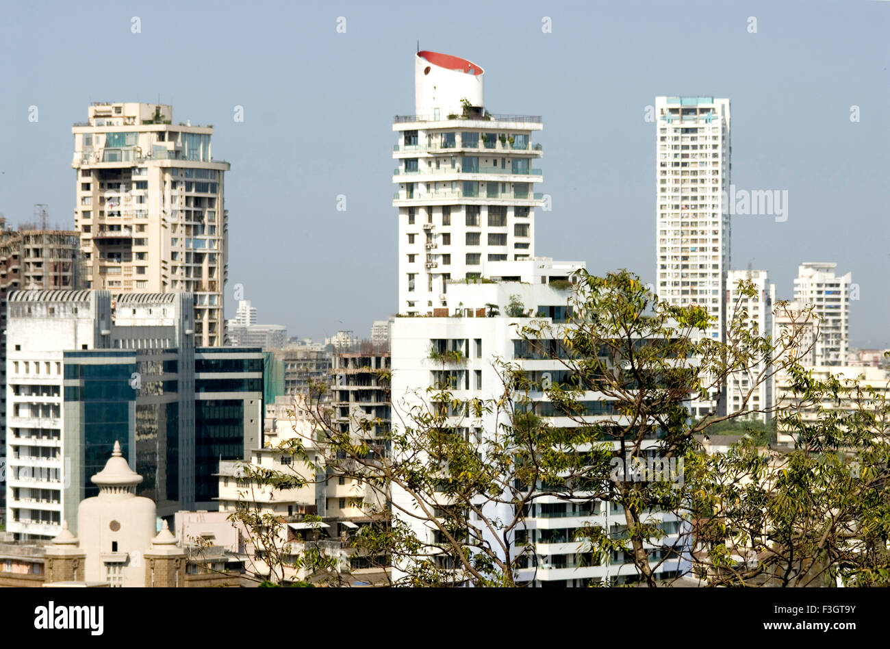 Wolkenkratzer; Bombay jetzt Mumbai; Maharashtra; Indien Stockfoto