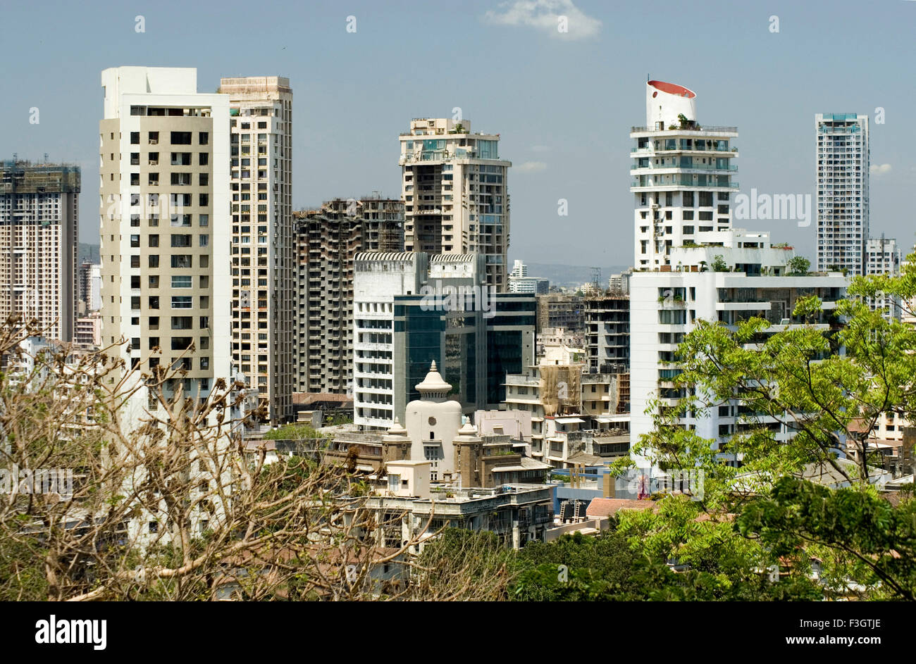 Wolkenkratzer in Bombay jetzt Mumbai; Maharashtra; Indien Stockfoto