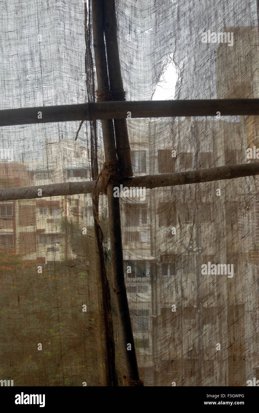 Abstrakte Gebäude; Mumbai Bombay; Maharashtra; Indien Stockfoto