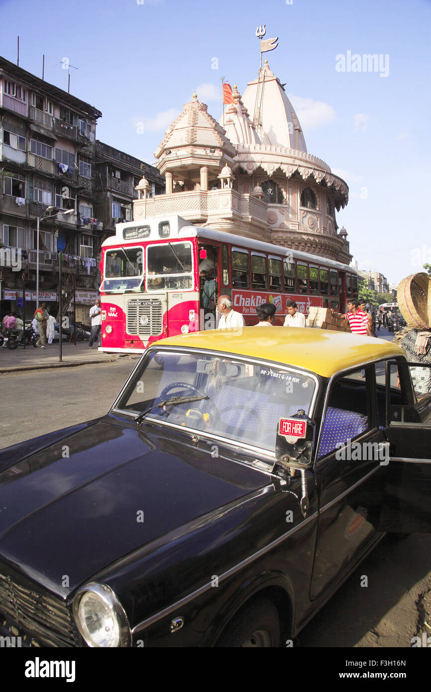 Gott Shiva-Tempel; Sardar Vallabhbhai Patel Road; Grant Straße; Bombay jetzt Mumbai; Maharashtra; Indien Stockfoto