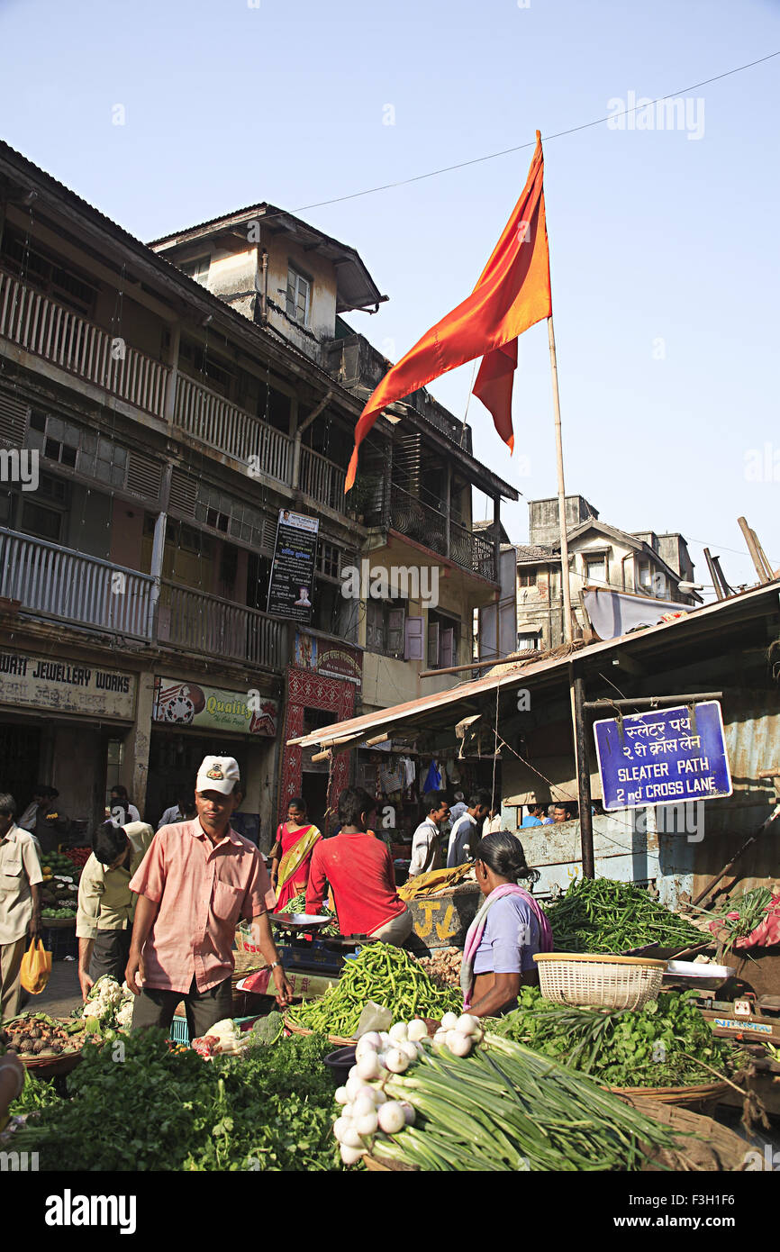 Marktgebiet; Grant Straße; Bombay jetzt Mumbai; Maharashtra; Indien Stockfoto