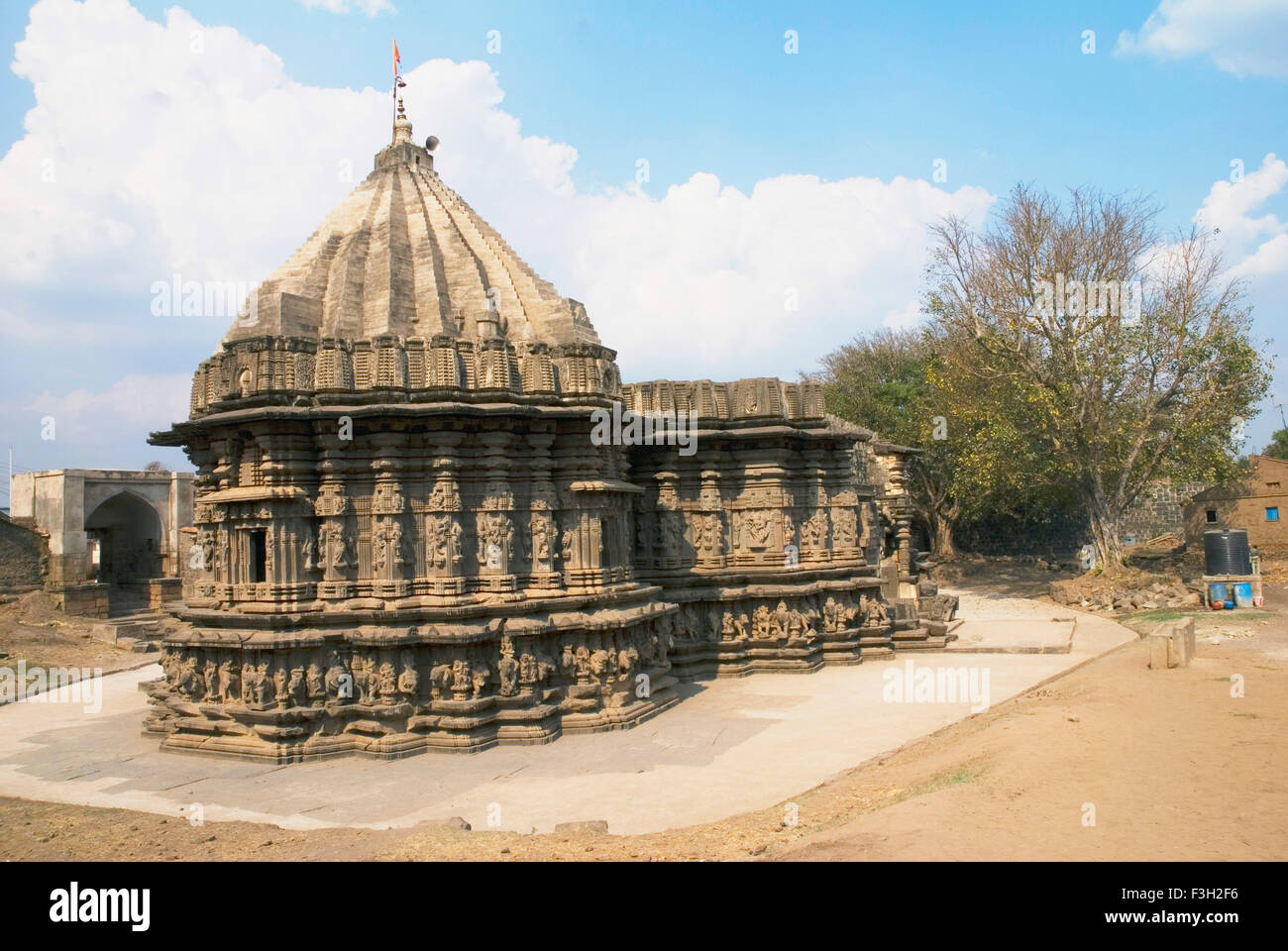 Kopeshwar Shiva-Tempel; Khidrapur; Dt-Kolhapur; Maharashtra; Indien Stockfoto