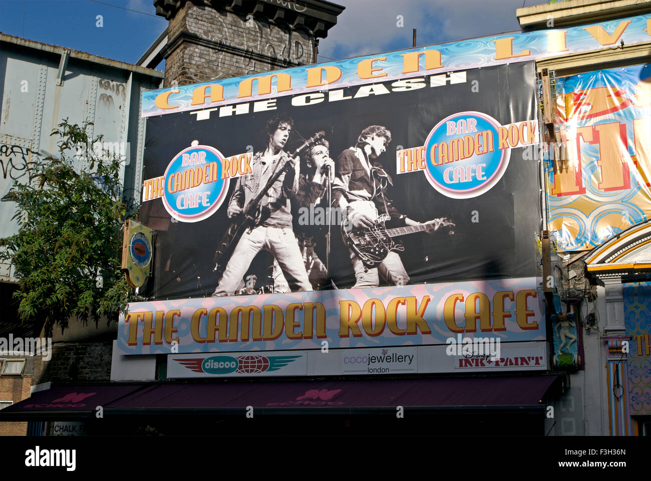 Camden Rock Cafe, Camden Town, London, England, Vereinigtes K?Nigreich, VEREINIGTES KÖNIGREICH Stockfoto
