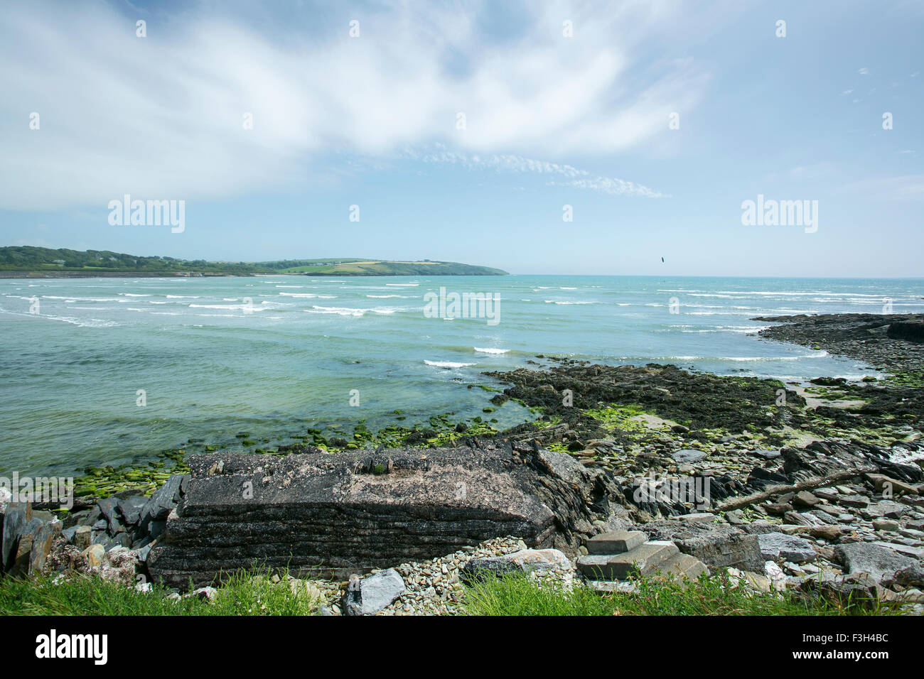 Windsurfen an der wilden Atlantikküste Weg west cork, Irland Stockfoto