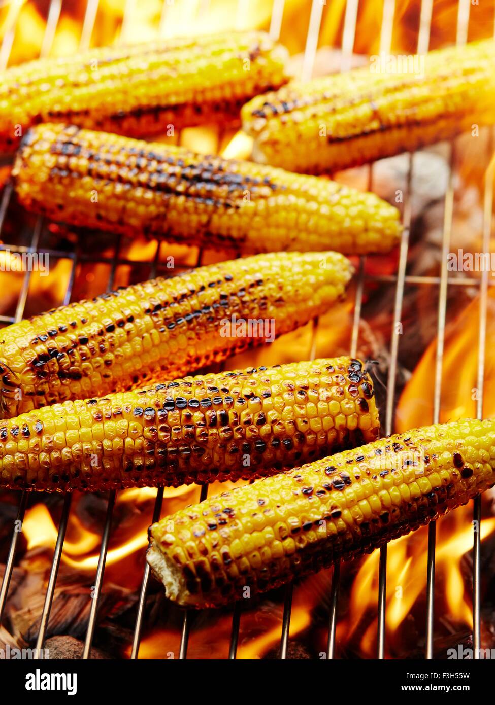 Mexikanische Elotes Mais Stockfoto