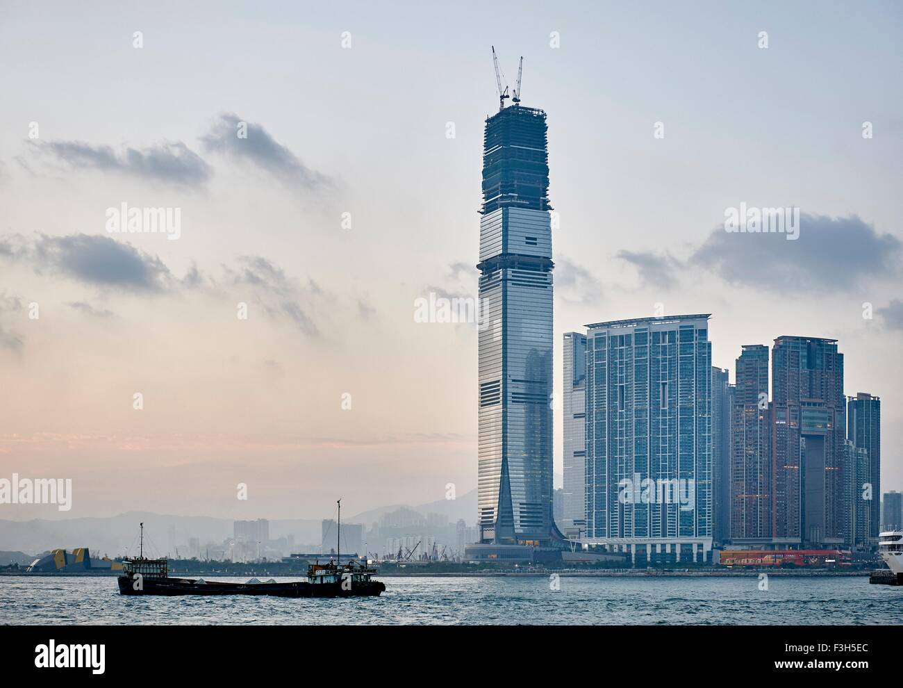 Stadtbild, Tsim Sha Tsui, Hongkong Stockfoto