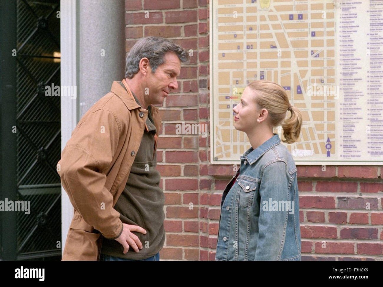 IN guten COMPANY2004 Filmstudios Universal mit Scarlett Johansson und Dennis Quaid Stockfoto
