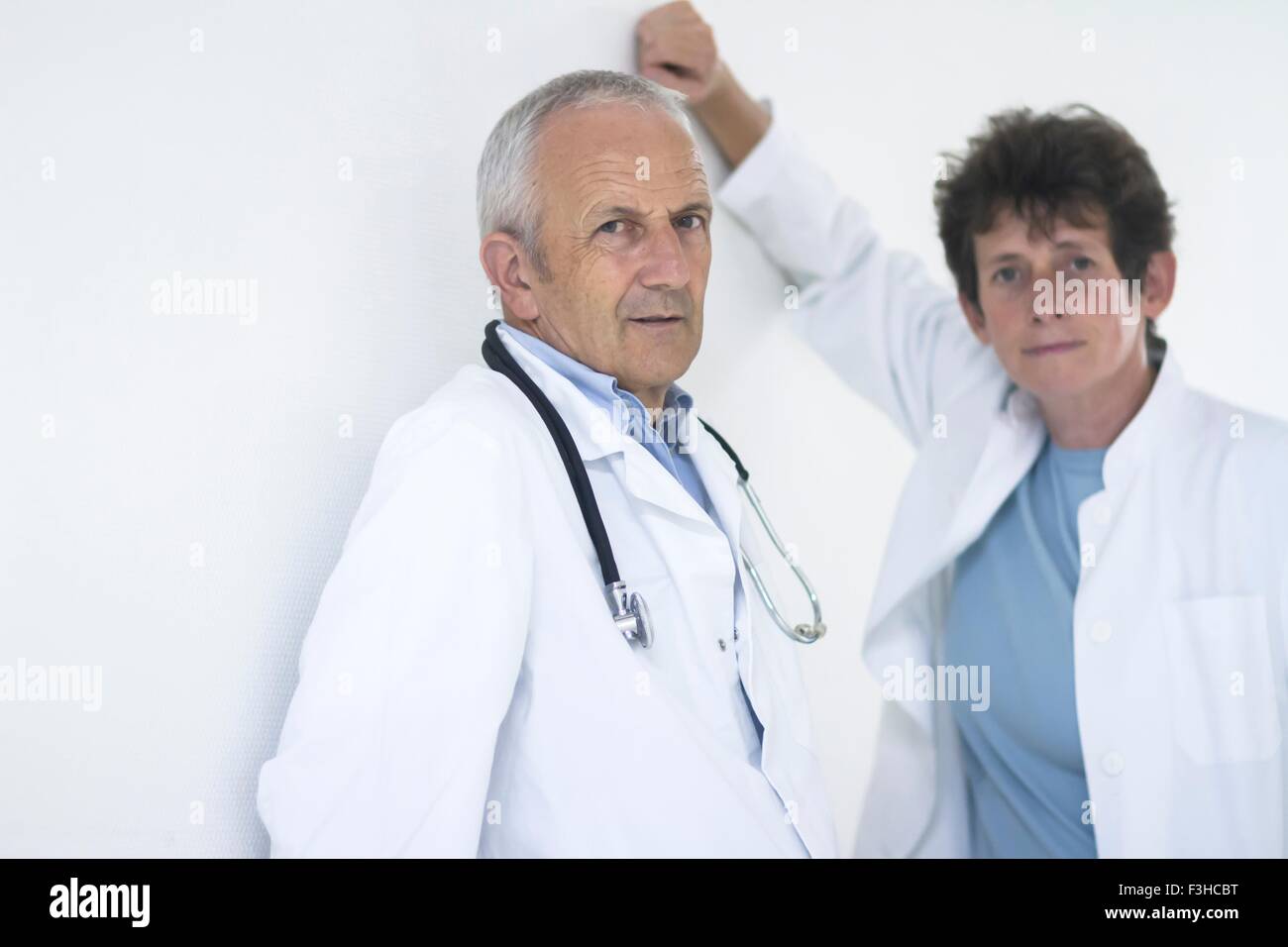Porträt der beiden Ärzte Stockfoto