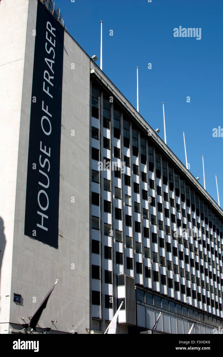 House of Fraser Shop, Corporation Street, Birmingham, UK Stockfoto