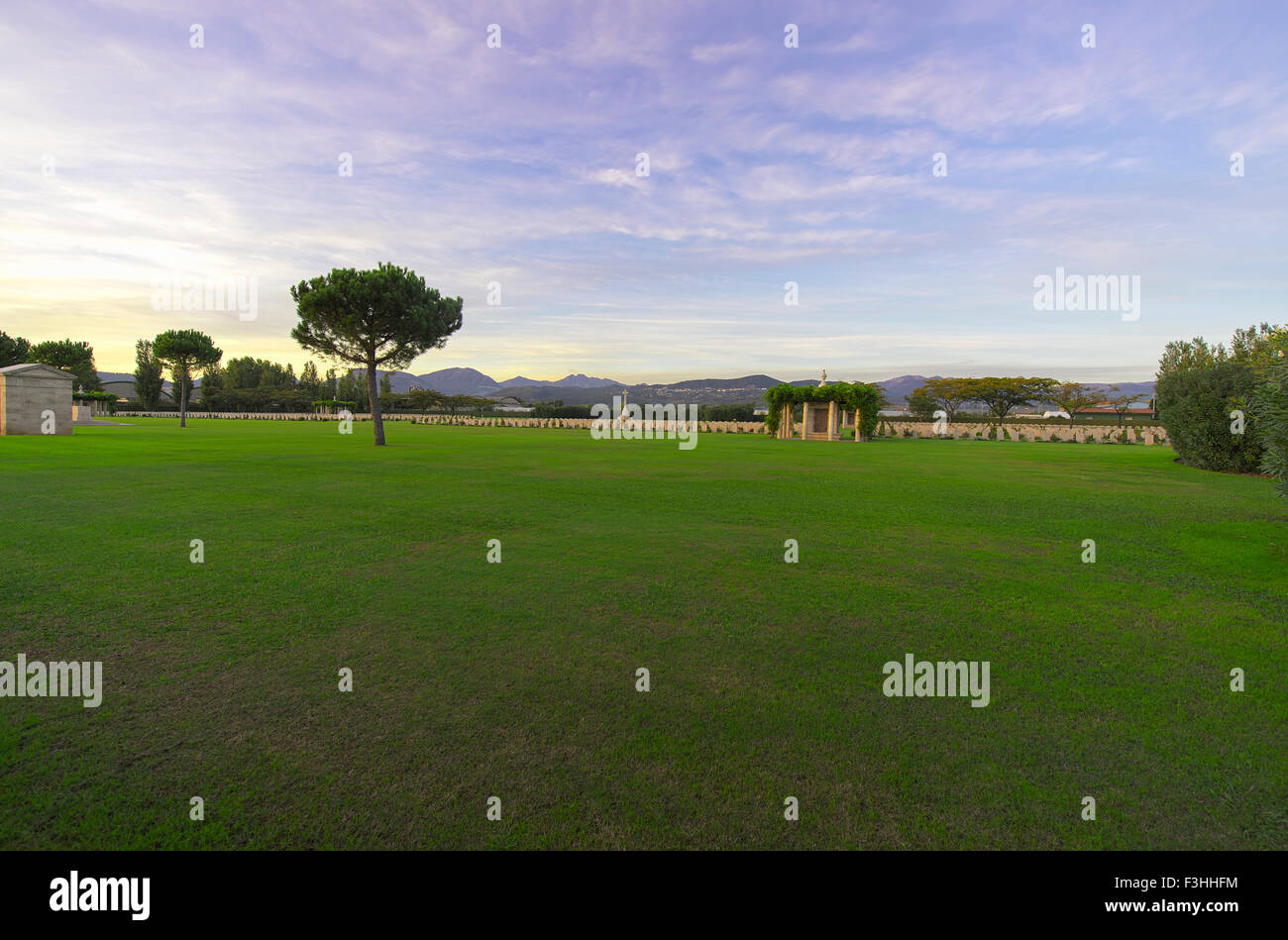 Englischen Friedhof Stockfoto