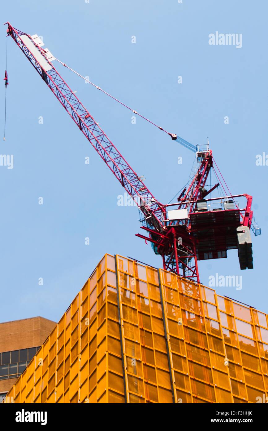 Gebäude gebaut, New York, USA Stockfoto