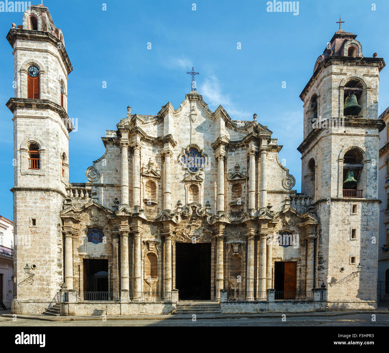 Kathedrale der Heiligen Jungfrau von der Unbefleckten Empfängnis (1748-1777), Havanna, Kuba Stockfoto