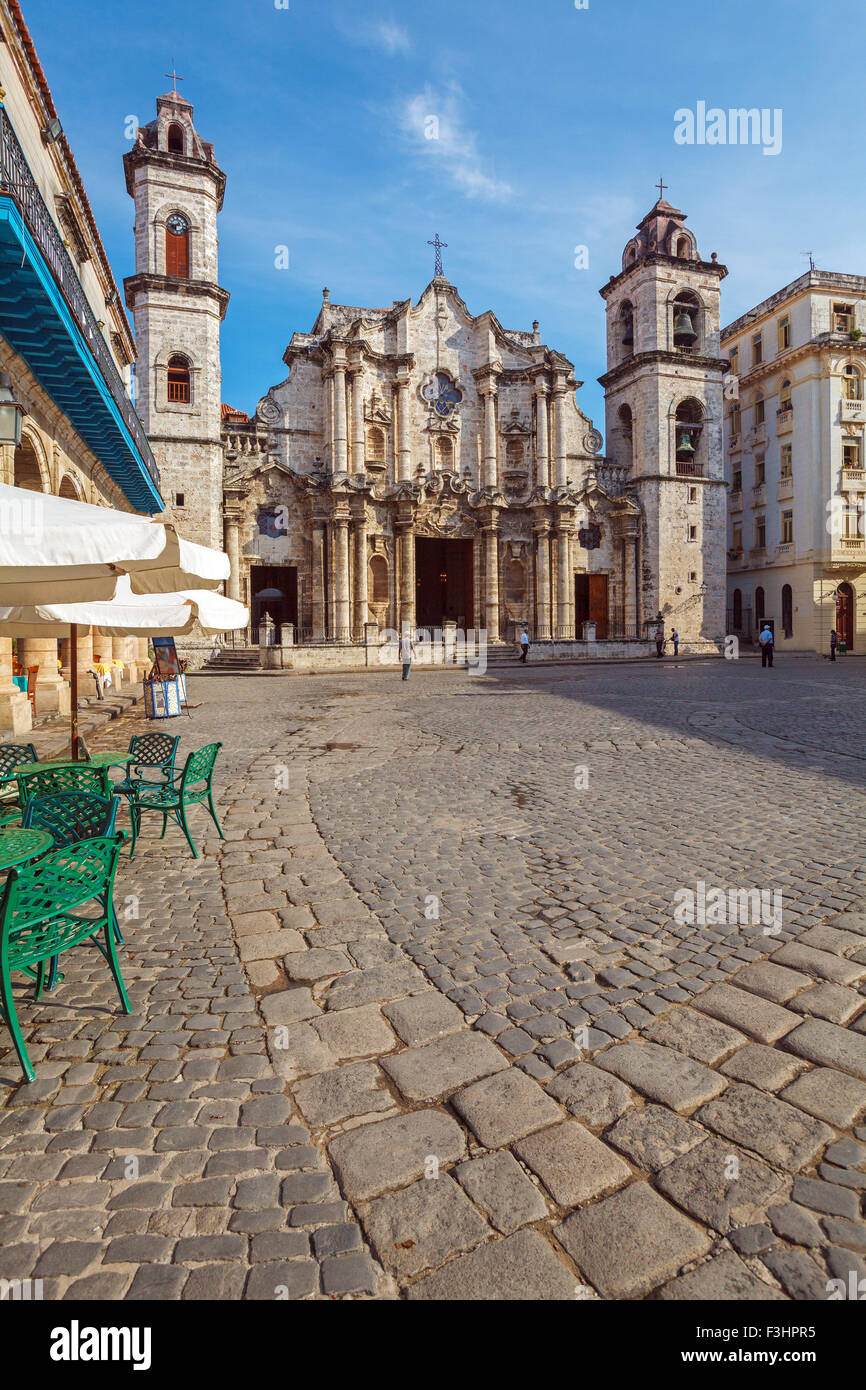 Kathedrale der Heiligen Jungfrau von der Unbefleckten Empfängnis (1748-1777), Havanna, Kuba Stockfoto