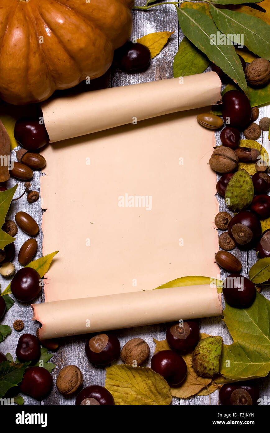 Herbst Hintergrund Stockfoto
