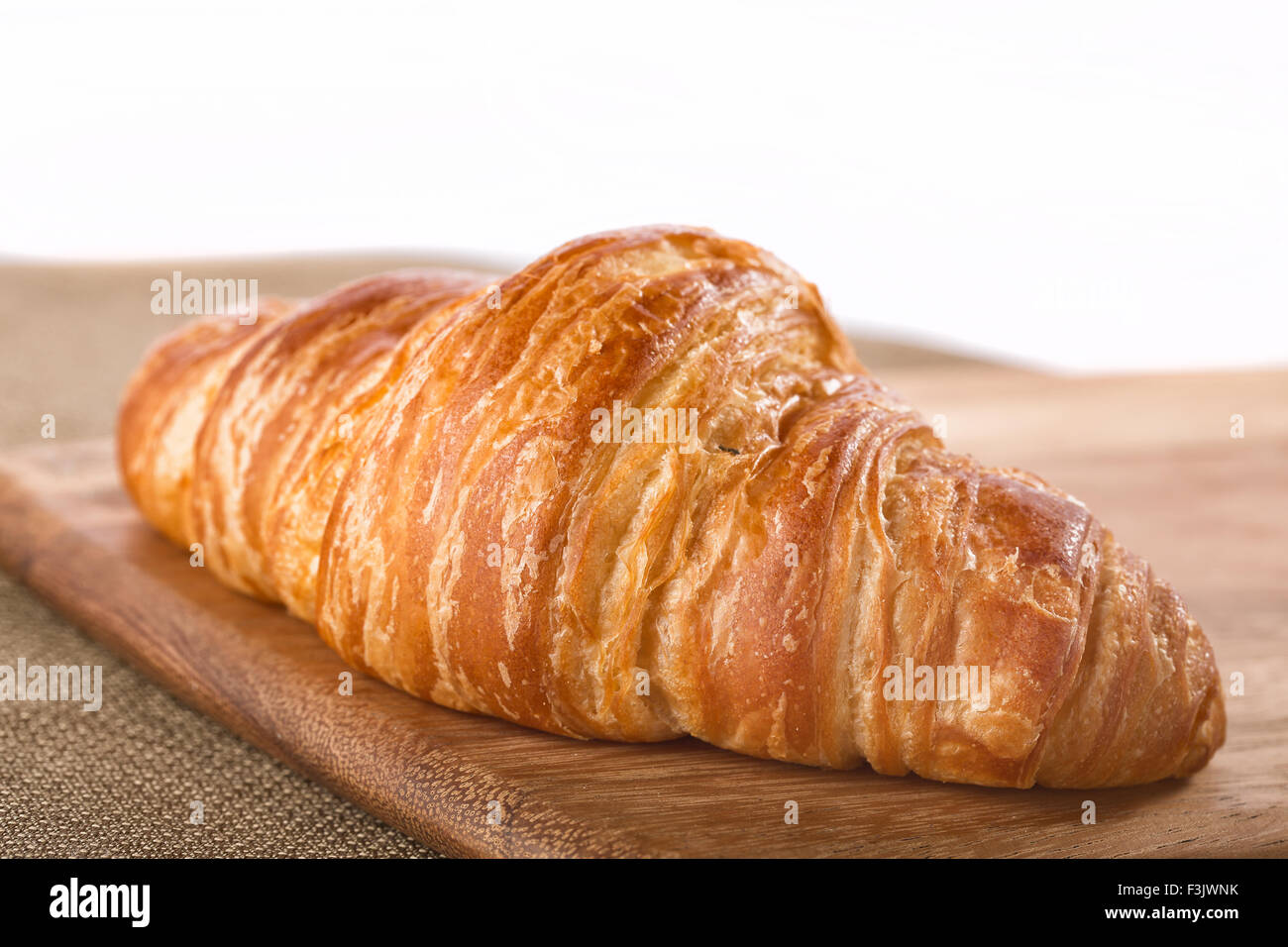 Ganz flockig französischen croissant Stockfoto