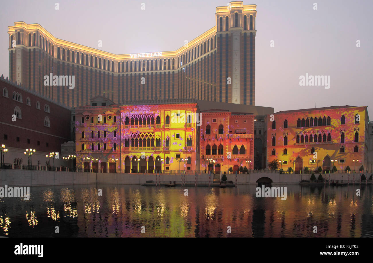 China, Macau, Cotai Strip, Venedig, Hotel, Casino, Stockfoto