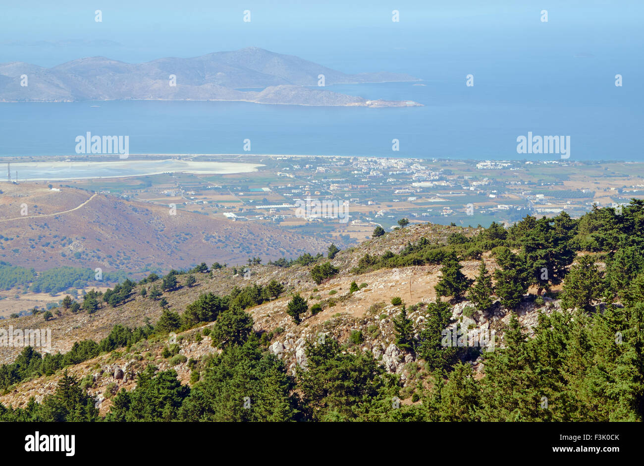 Salt Lake-Alikes auf der Insel Kos in Griechenland Stockfoto