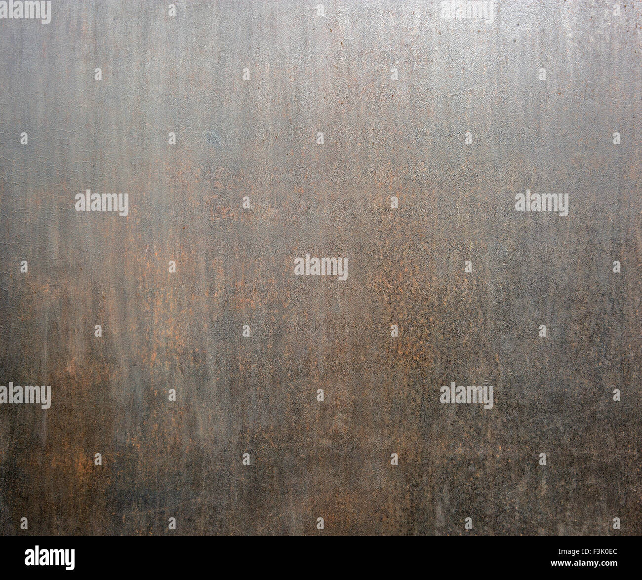 Matt dunkel rostigen flach Metall Oberfläche Hintergrund closeup Stockfoto