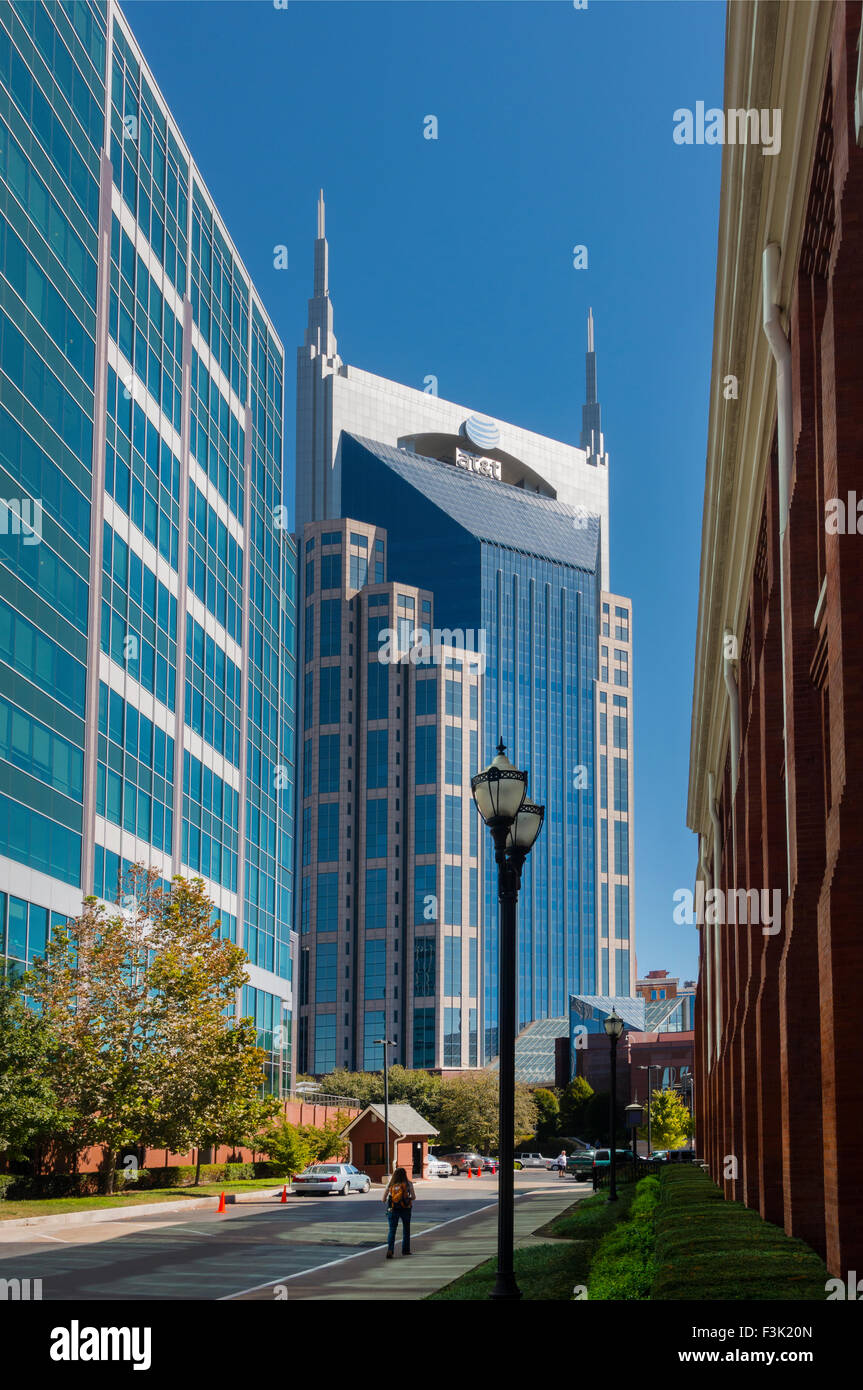 Gebäude in Nashville Tennessee Batman Stockfoto