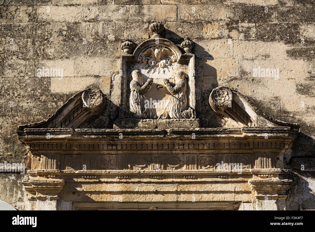 Kirche, Kapelle der weißen Büßer Mauerwerk Stockfoto
