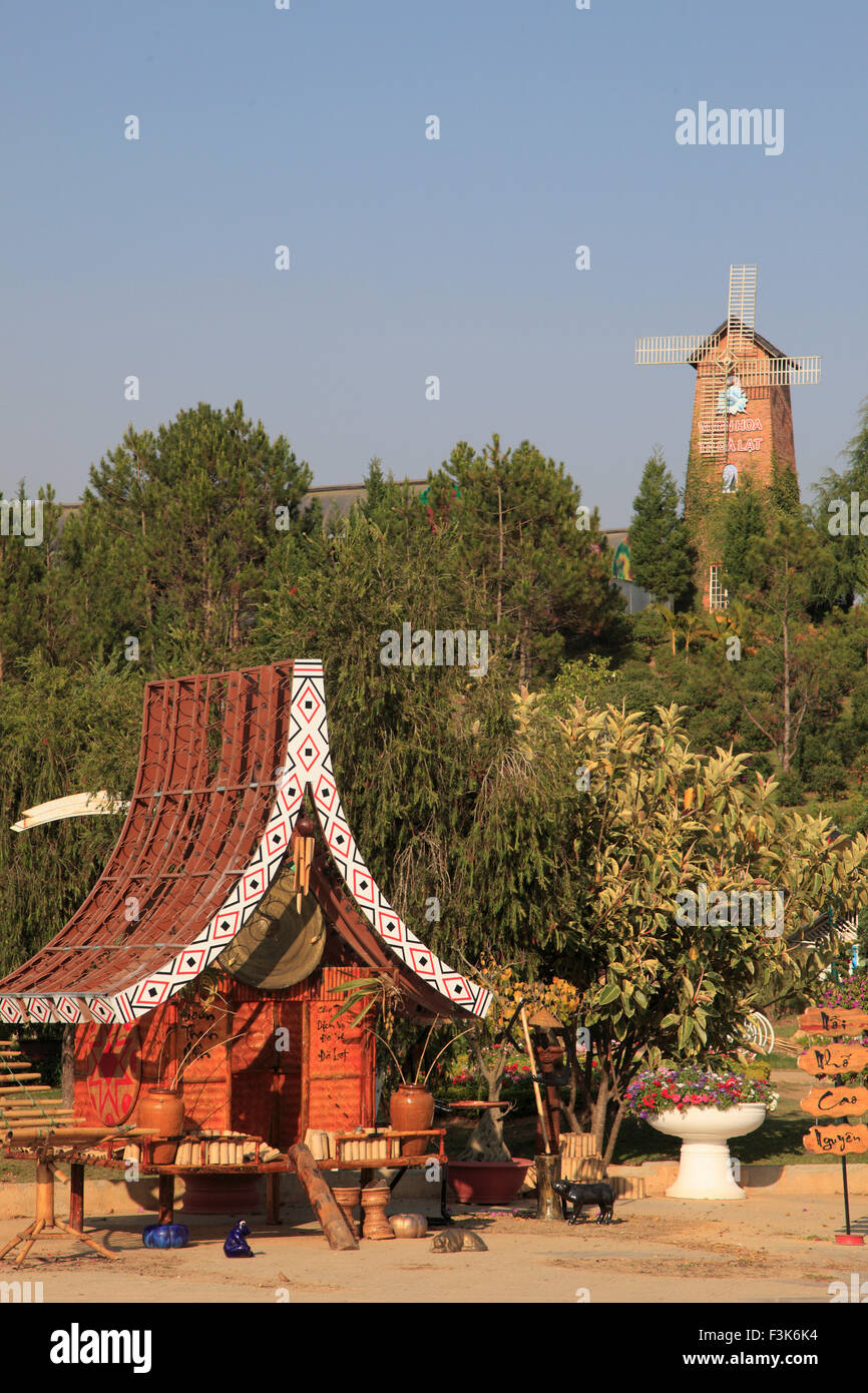 Vietnam; Dalat; Blumenpark; Stockfoto