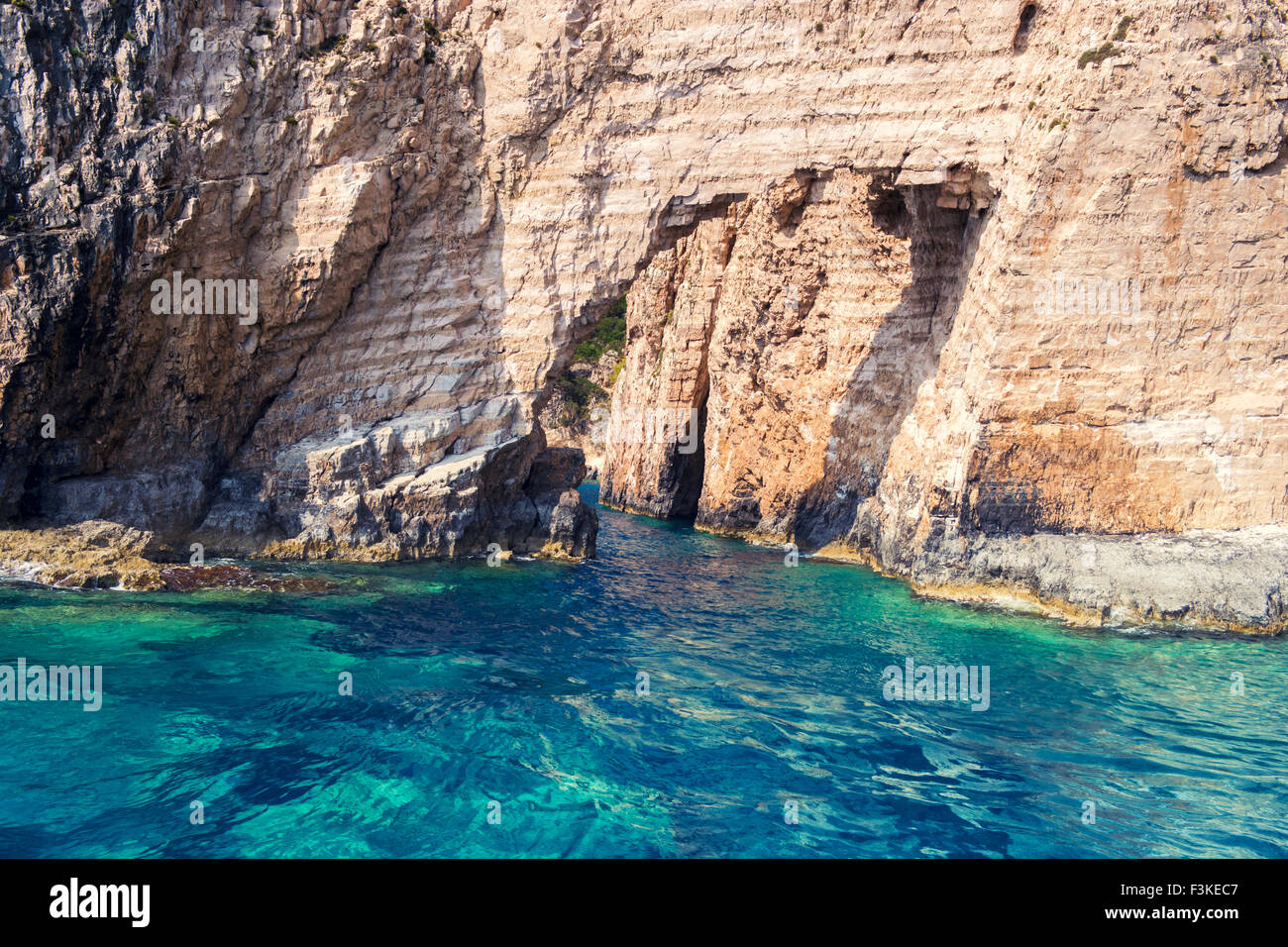 Wunderschöne Landschaften auf der Insel Zakynthos in Griechenland Stockfoto