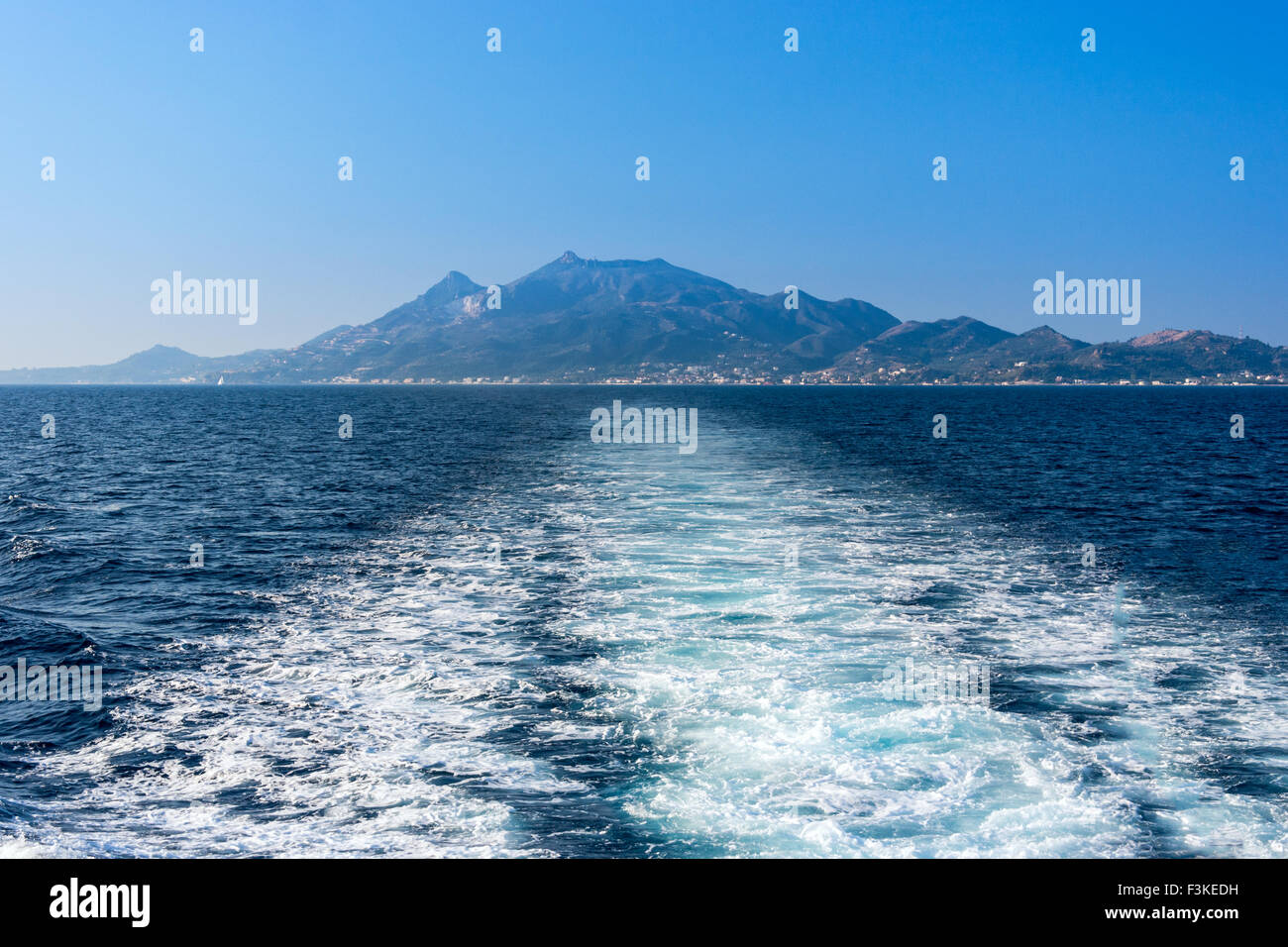 Wunderschöne Landschaften auf der Insel Zakynthos in Griechenland Stockfoto