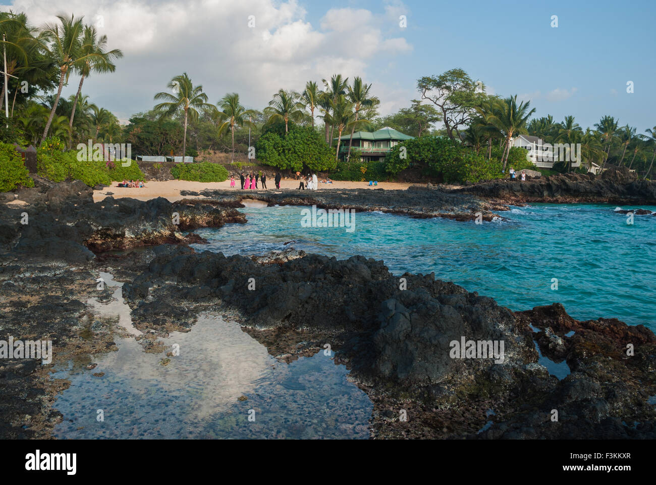 großer Strand Stockfoto