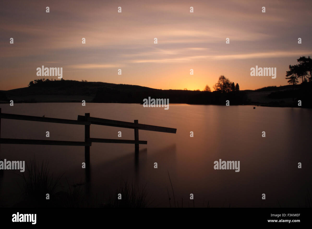 Knapps Loch bei Sonnenaufgang Stockfoto