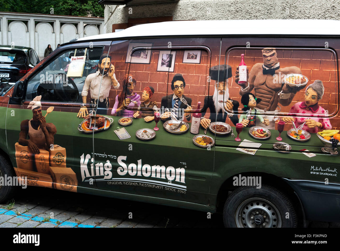 Judenviertel, Pinkas-Synagoge, Prag Tschechische Republik Stockfoto