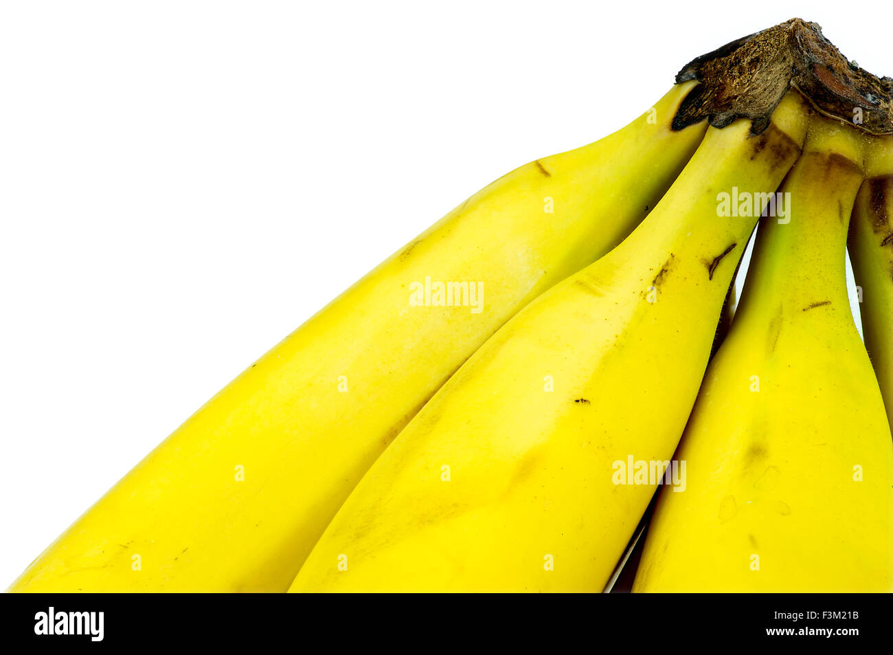 Gesundes Obst Hintergrund Textur der Banane Haufen Stockfoto