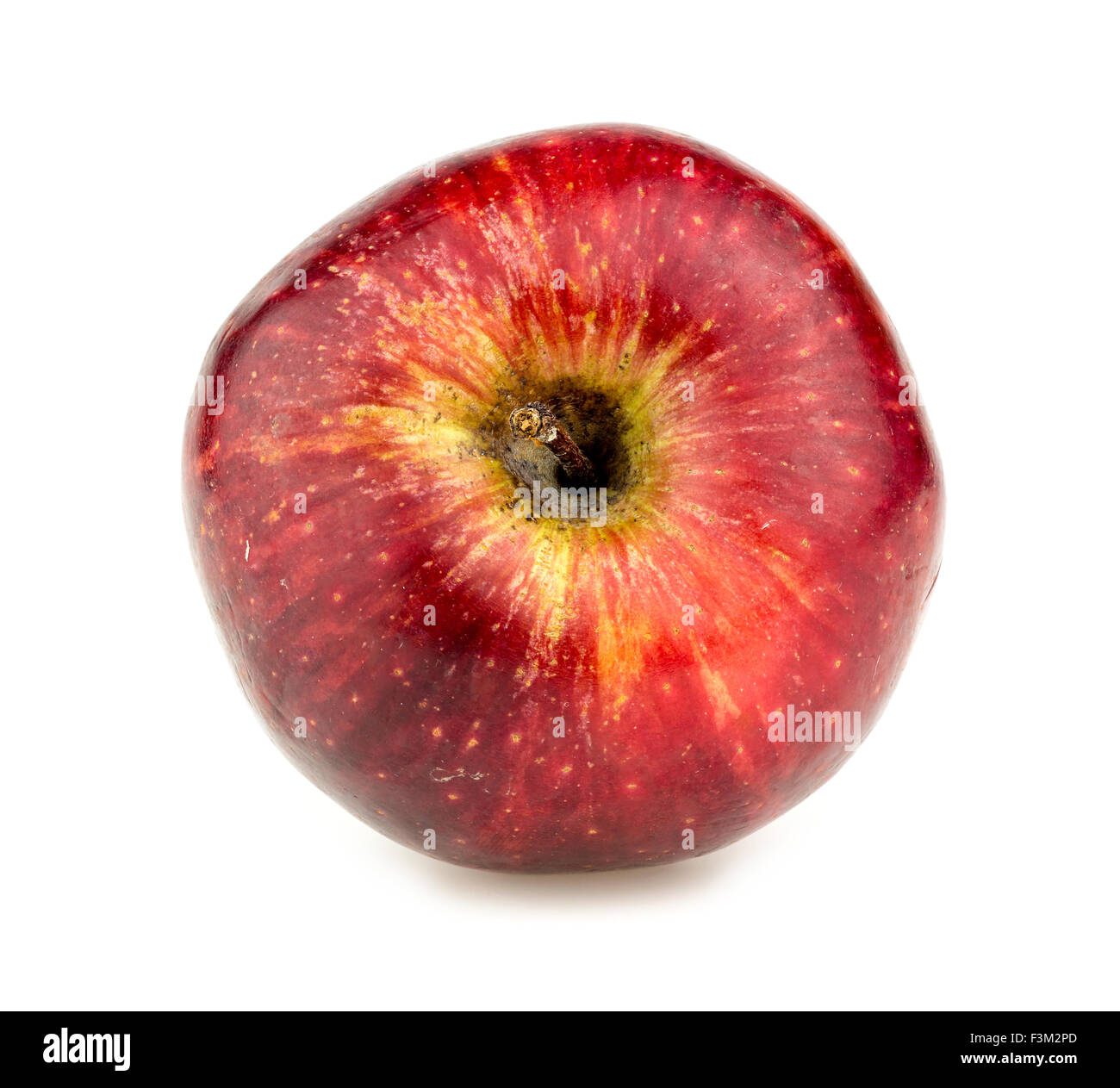 Vorderansicht des roten Apfel Stockfoto