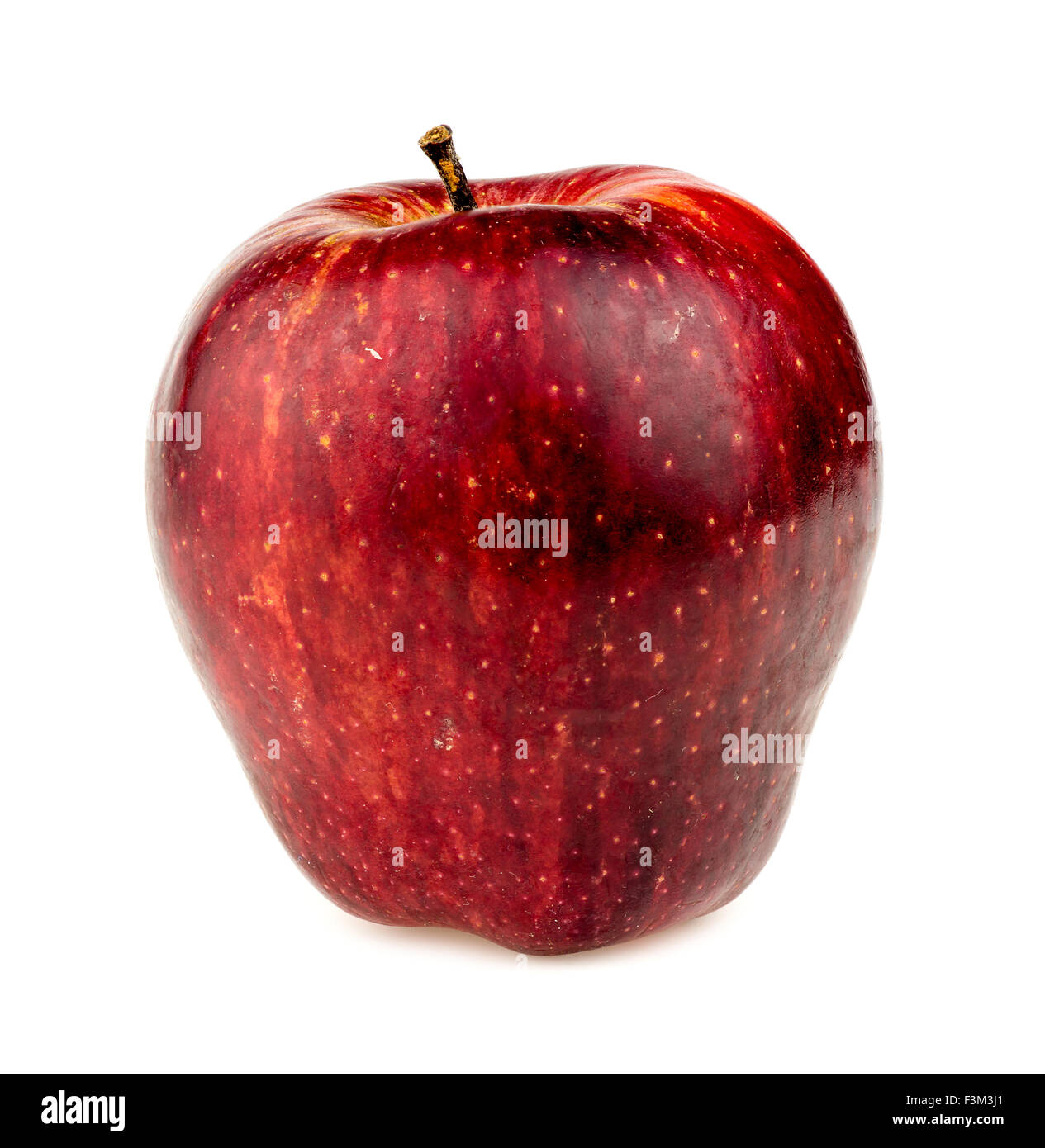 Reifer roter Apfel Stockfoto