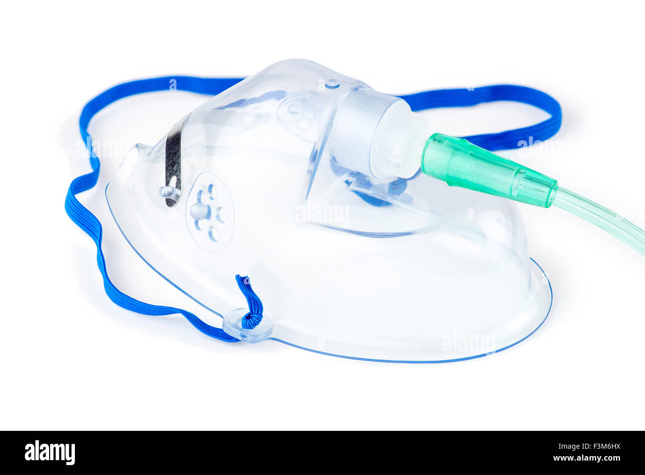 Krankenhaus-Sauerstoff-Maske Stockfoto