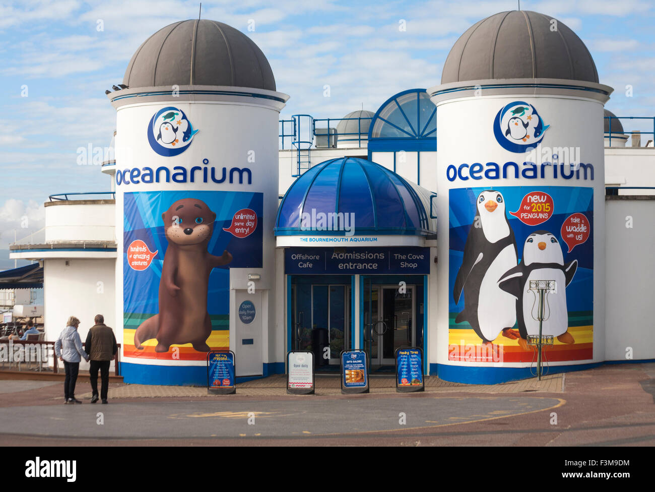 Oceanarium das Bournemouth Aquarium am Pier Approach, Bournemouth, Dorset, Großbritannien im Oktober Stockfoto
