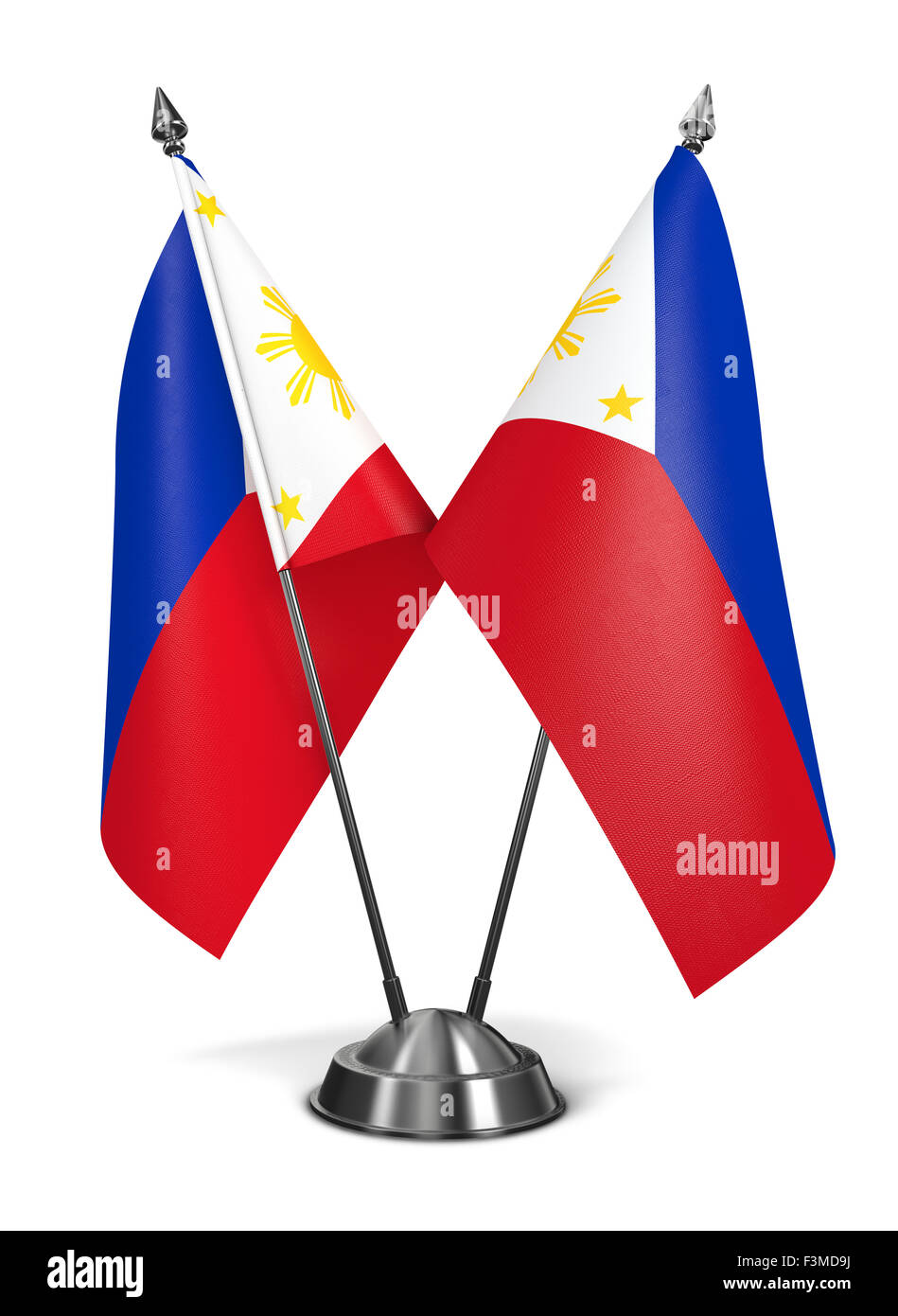 Philippinen - Miniatur-Flags. Stockfoto