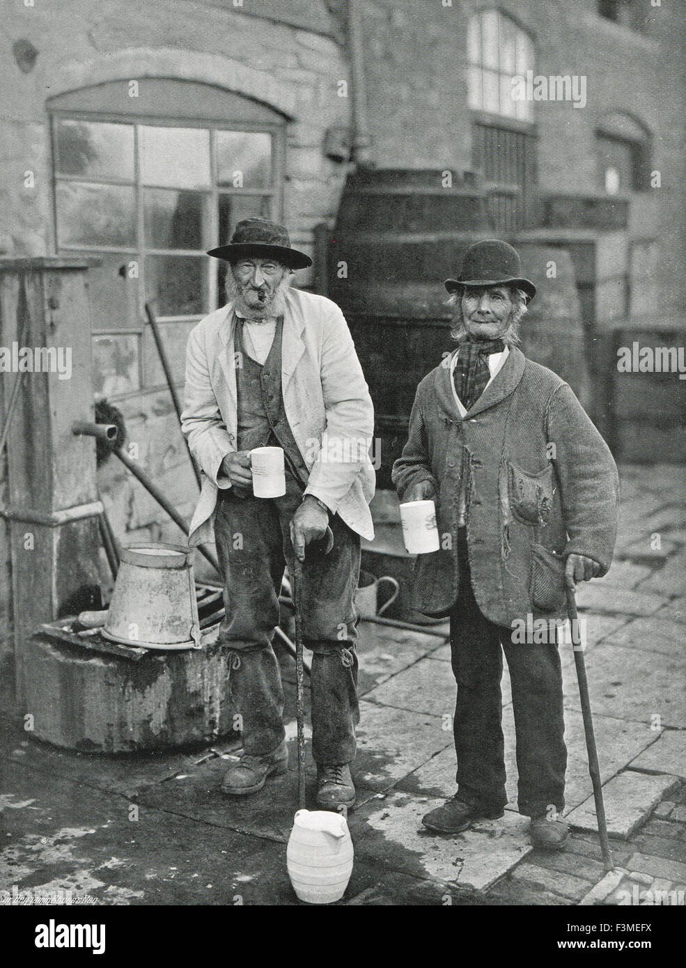 Henley-in-arden Mop Fair sippers & topers ca. 1906 Stockfoto