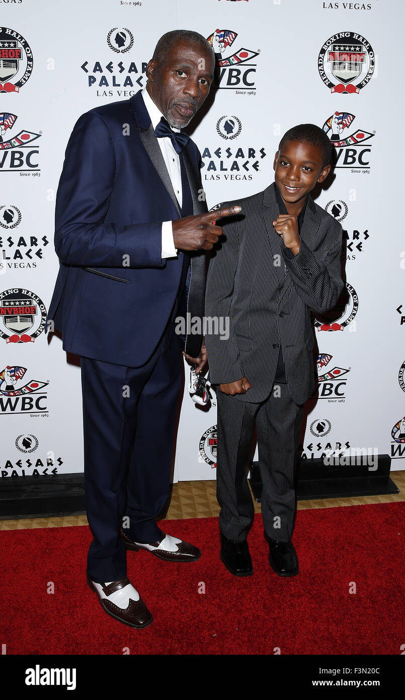 Nevada Boxing Hall Of Fame Zeremonie 2015 im Caesars Palace Las Vegas - roter Teppich mit: Roger Mayweather Where: Las Vegas, Nevada, Vereinigte Staaten, wann: 8. August 2015 Stockfoto